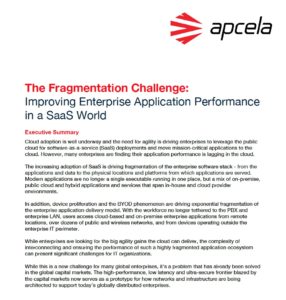 Application Performance in the Age of SaaS