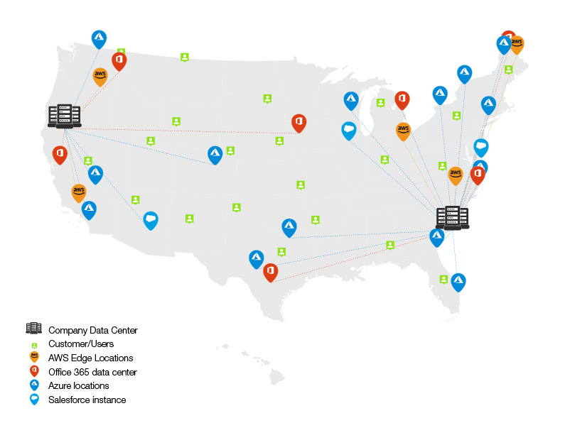 How Mapping your Apps can Improve Cloud Connectivity, Even Over The Internet