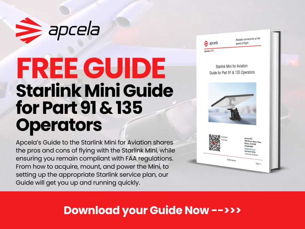 Apcela ATG Starlink Mini for Aviation Guide